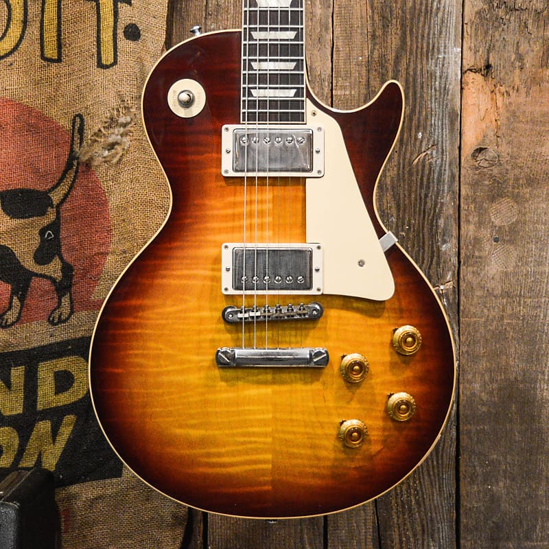 Электрогитара Gibson Custom Shop 60th Anniversary '60 Les Paul Standard Reissue V1 Deep Cherry Sunburst