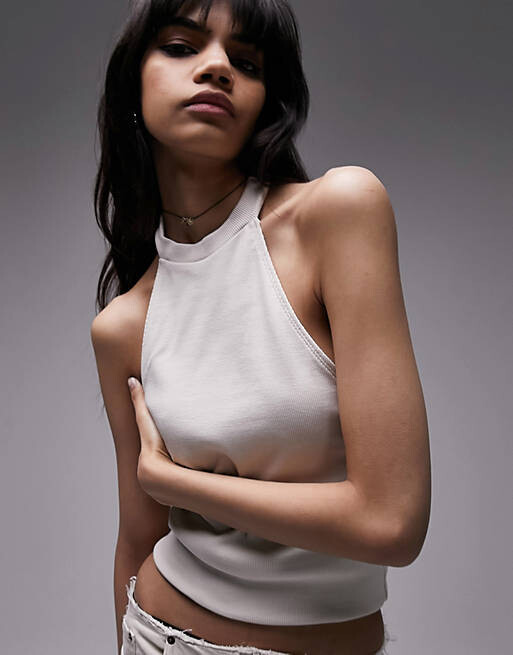 

Топ с открытой спиной Topshop