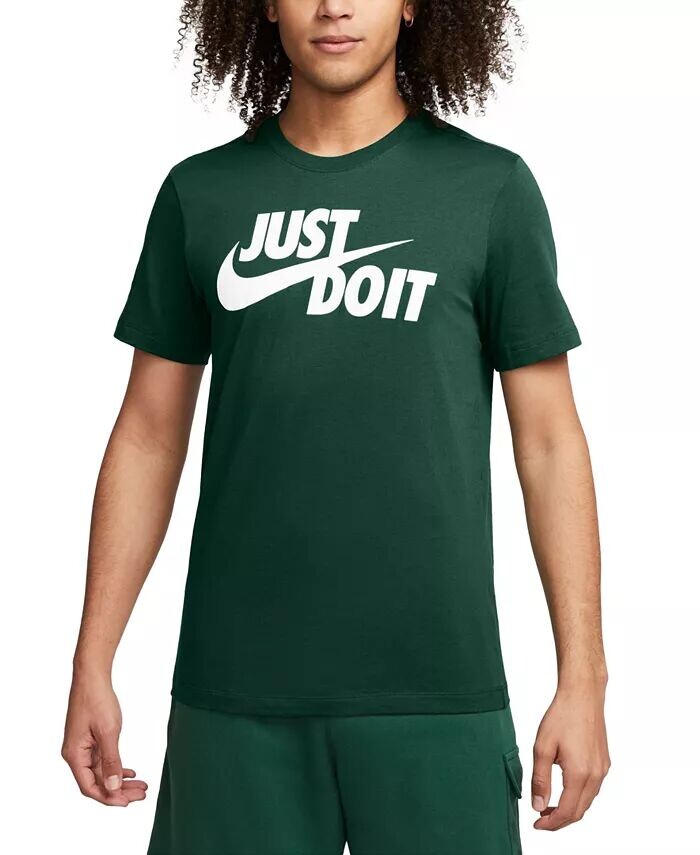 

Мужская спортивная одежда Футболка Just Do It Nike, зеленый