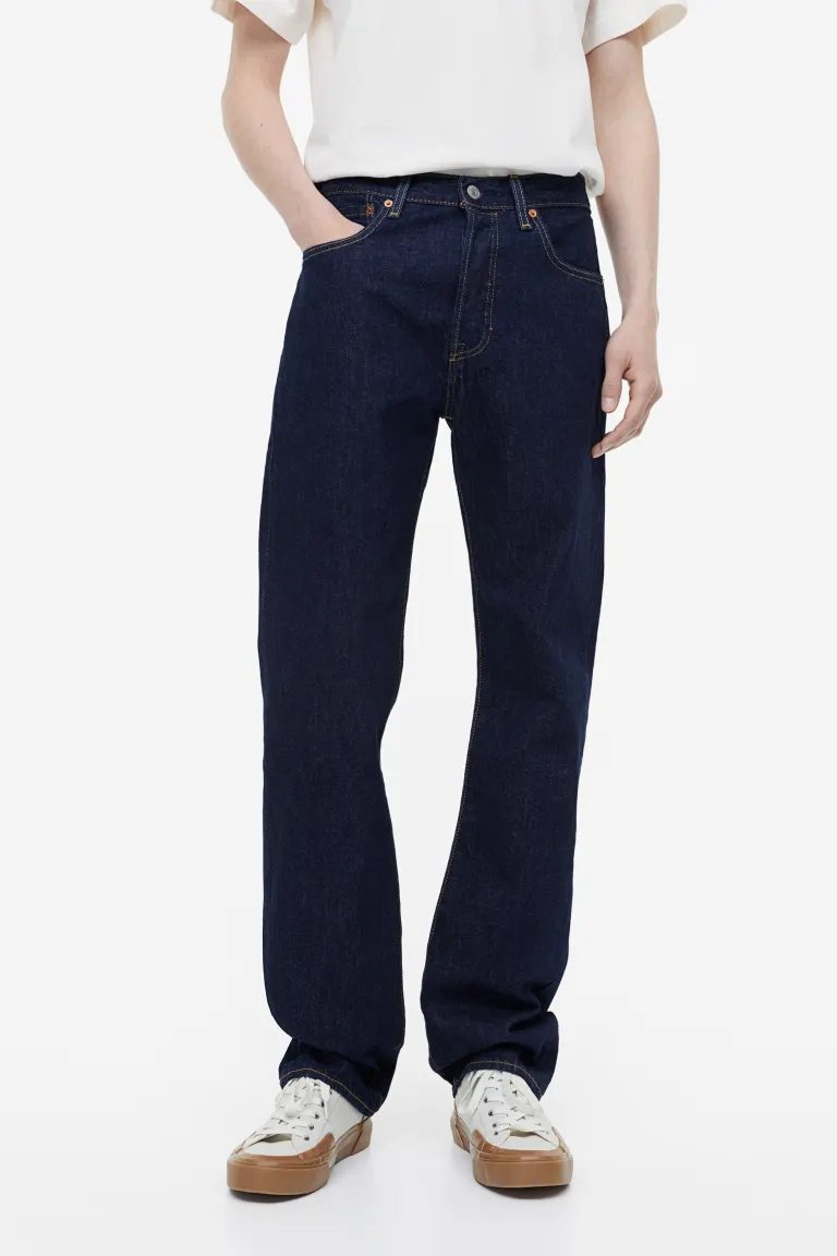 501 оригинальные джинсы H&M, индиго