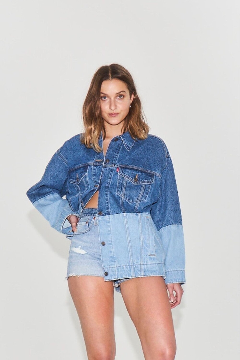 

Джинсовая куртка Baggy Trucker Levi's, синий