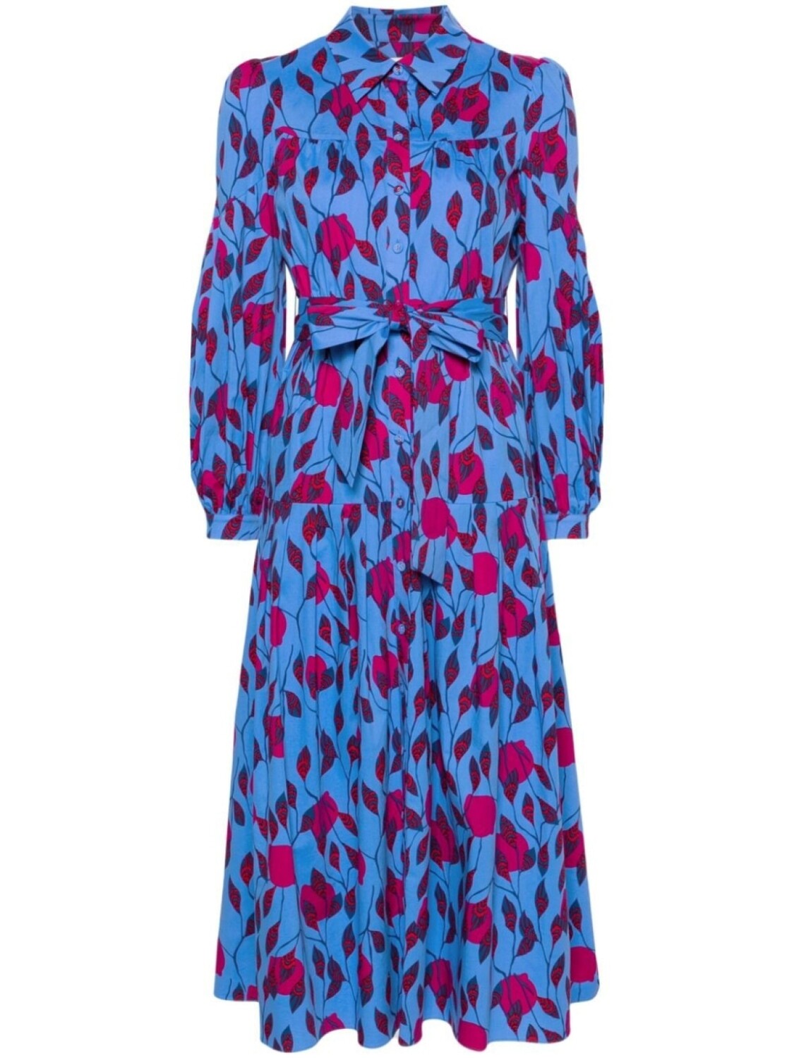 

Diane Von Furstenberg платье миди Lux с принтом, синий
