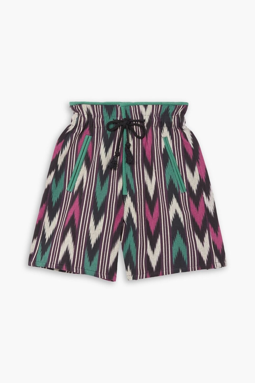 

Шорты из хлопка и жаккарда ISABEL MARANT ÉTOILE, фиолетовый