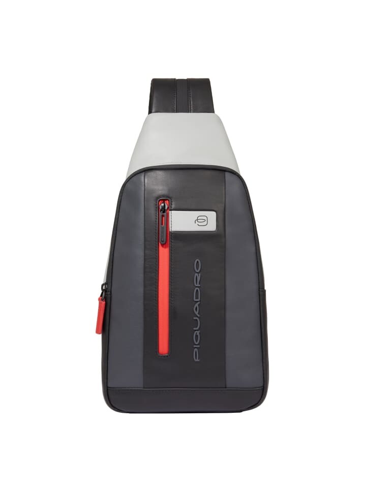 

Сумка через плечо Piquadro Leder 36 cm, цвет grey-black