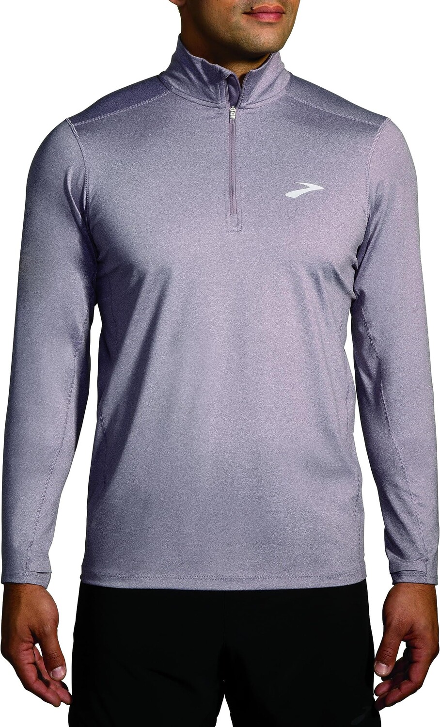 

Дэш 1/2 Zip 2.0 Brooks, цвет Heather Frosted Lead