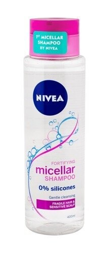 

Шампунь для волос для женщин, 400 мл Nivea, Micellar Shampoo Fortifying