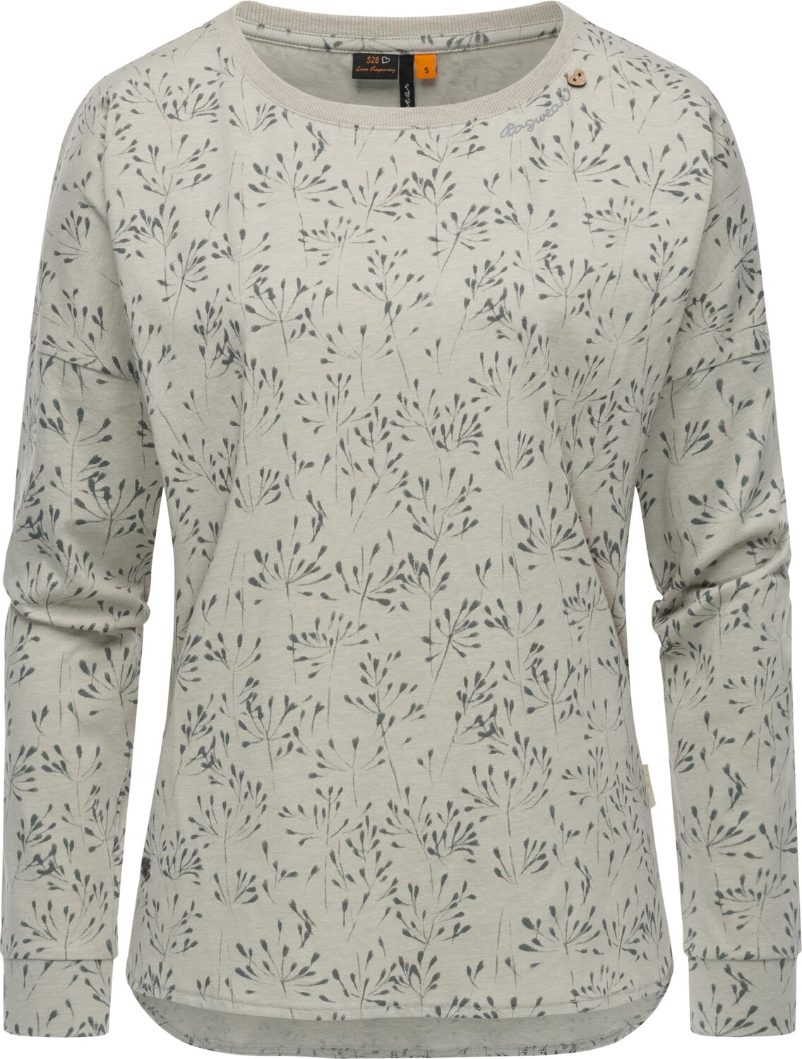

Футболка ragwear Langarm Shimona Long Flowery, цвет Bone