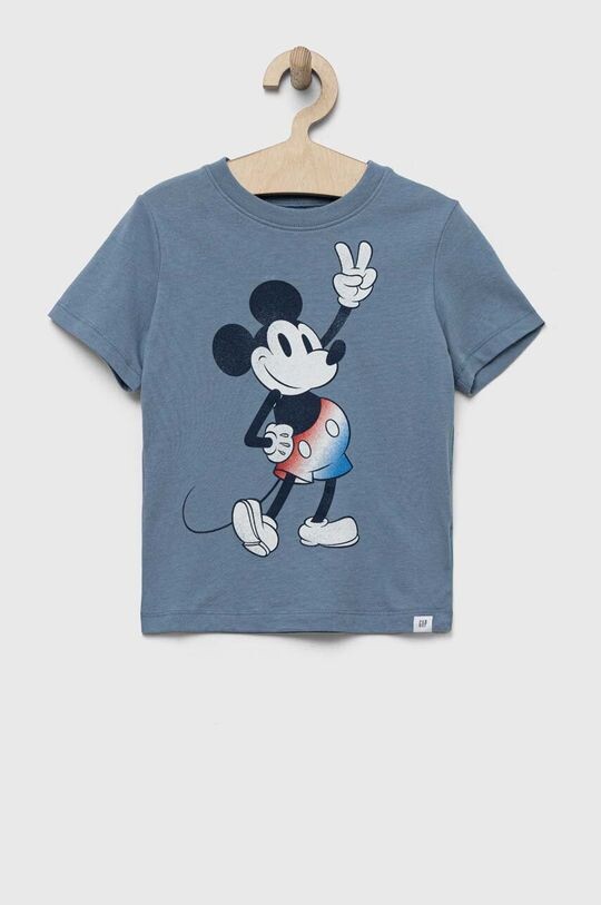 

Детская хлопковая футболка GAP x Disney, синий
