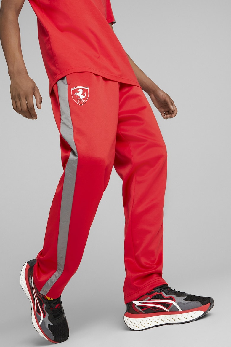 Спортивные брюки с логотипом Ferrari Race MT7 Puma, серый