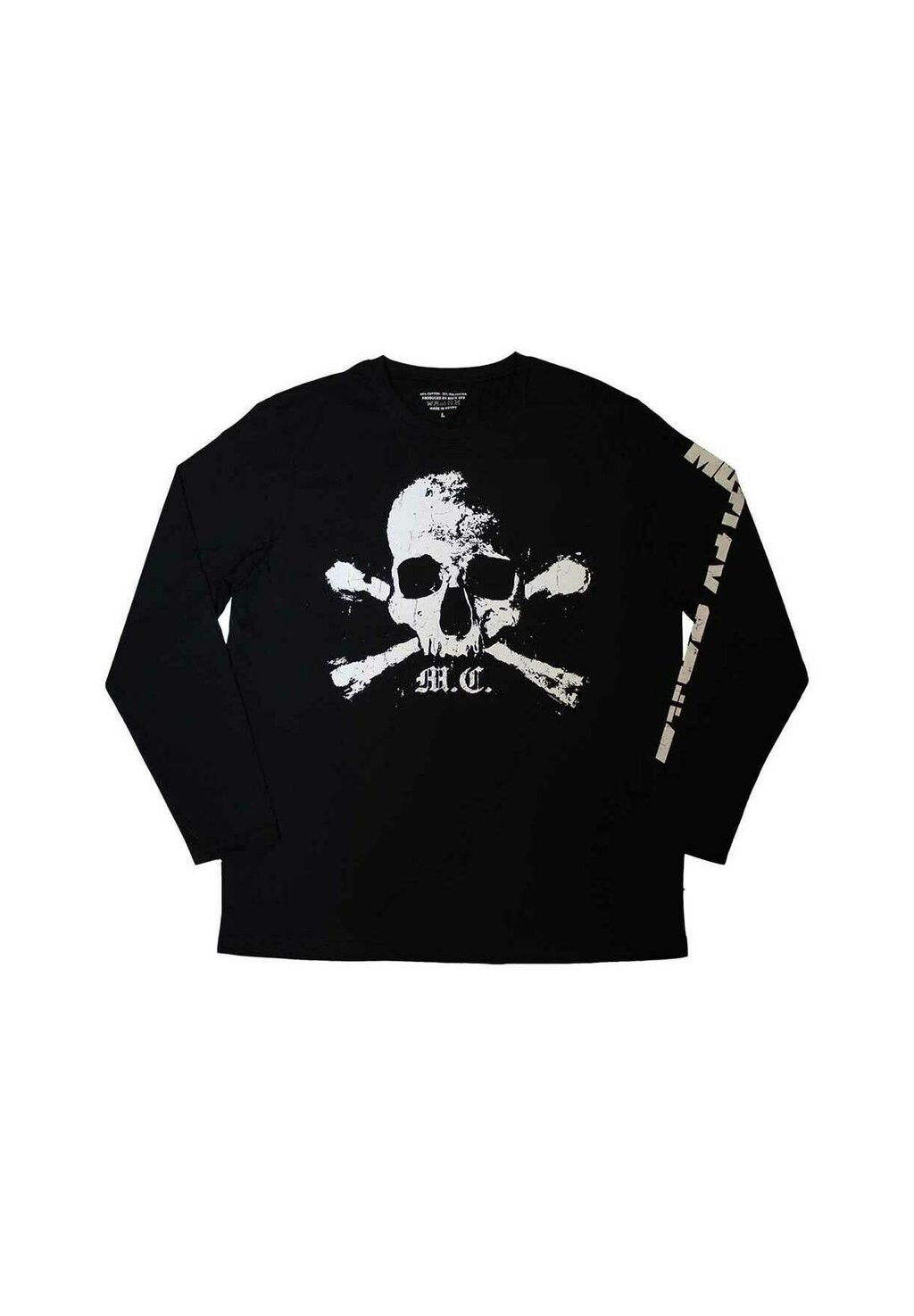 

Топ с длинными рукавами SKULL Paradiso Clothing, черный