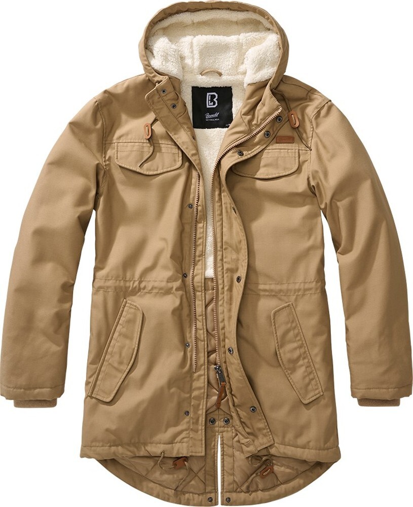 

Куртка Brandit Jacke Marsh Lake Teddyparka, бежевый