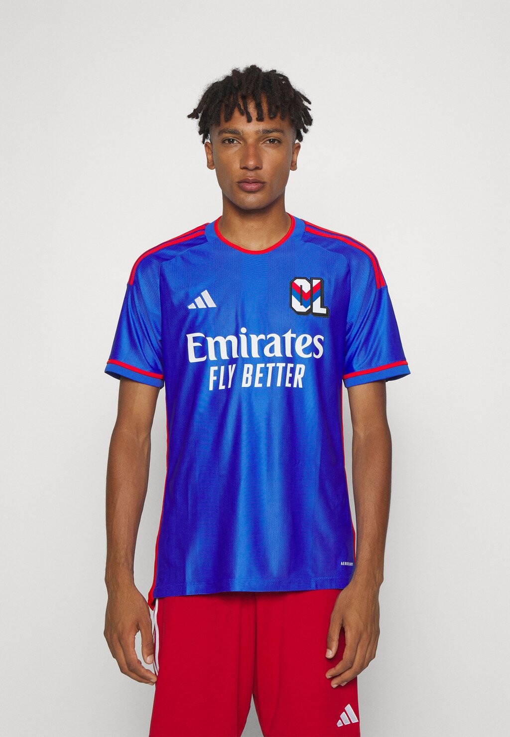 

Команда Olympique Lyon Away Adidas, цвет hi-res blue