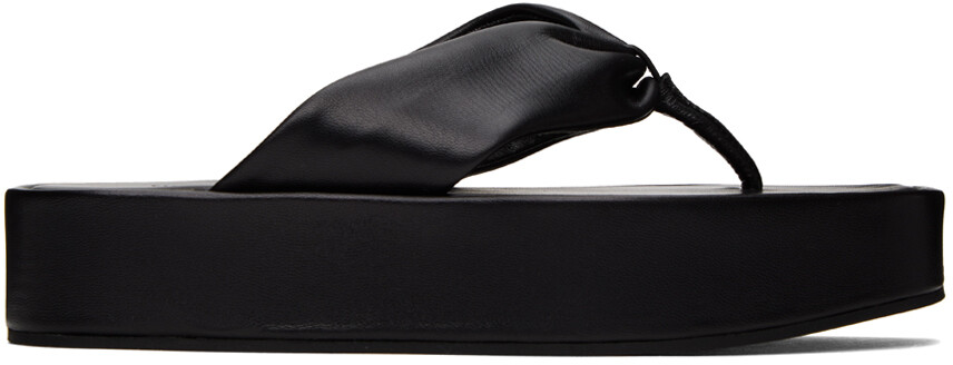 

Черные сандалии со сборками Filippa K