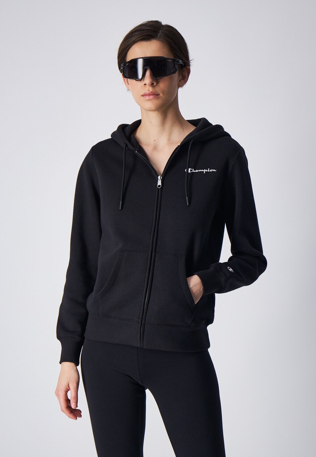 

Толстовка на молнии CLASSIC HOODED AMERICAN Champion, черный