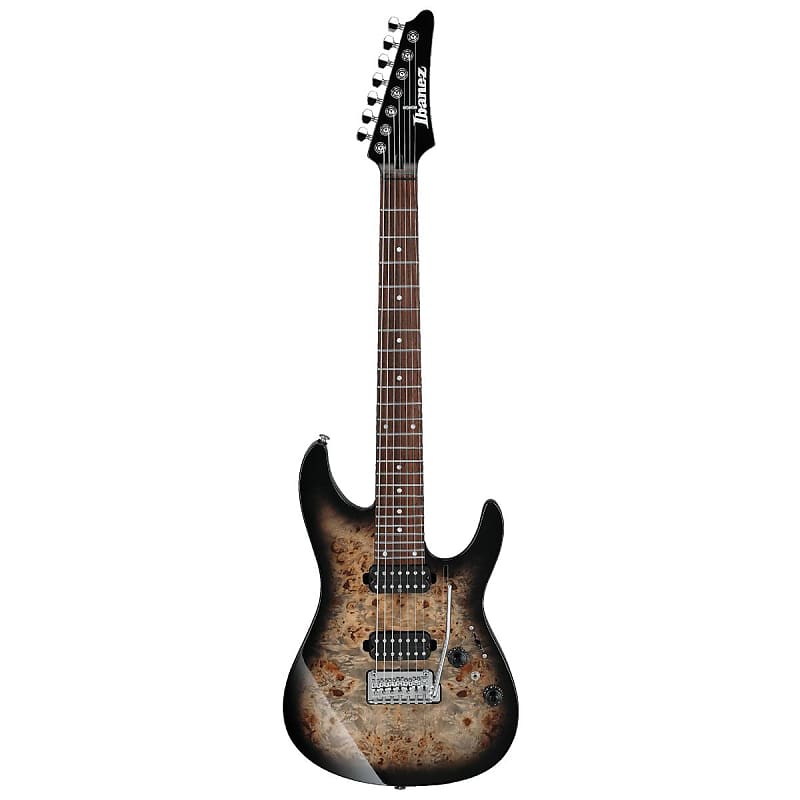 Электрогитара Ibanez AZ Premium Series AZ427P1PB 7-String Electric Guitar, Charcoal Black Burst