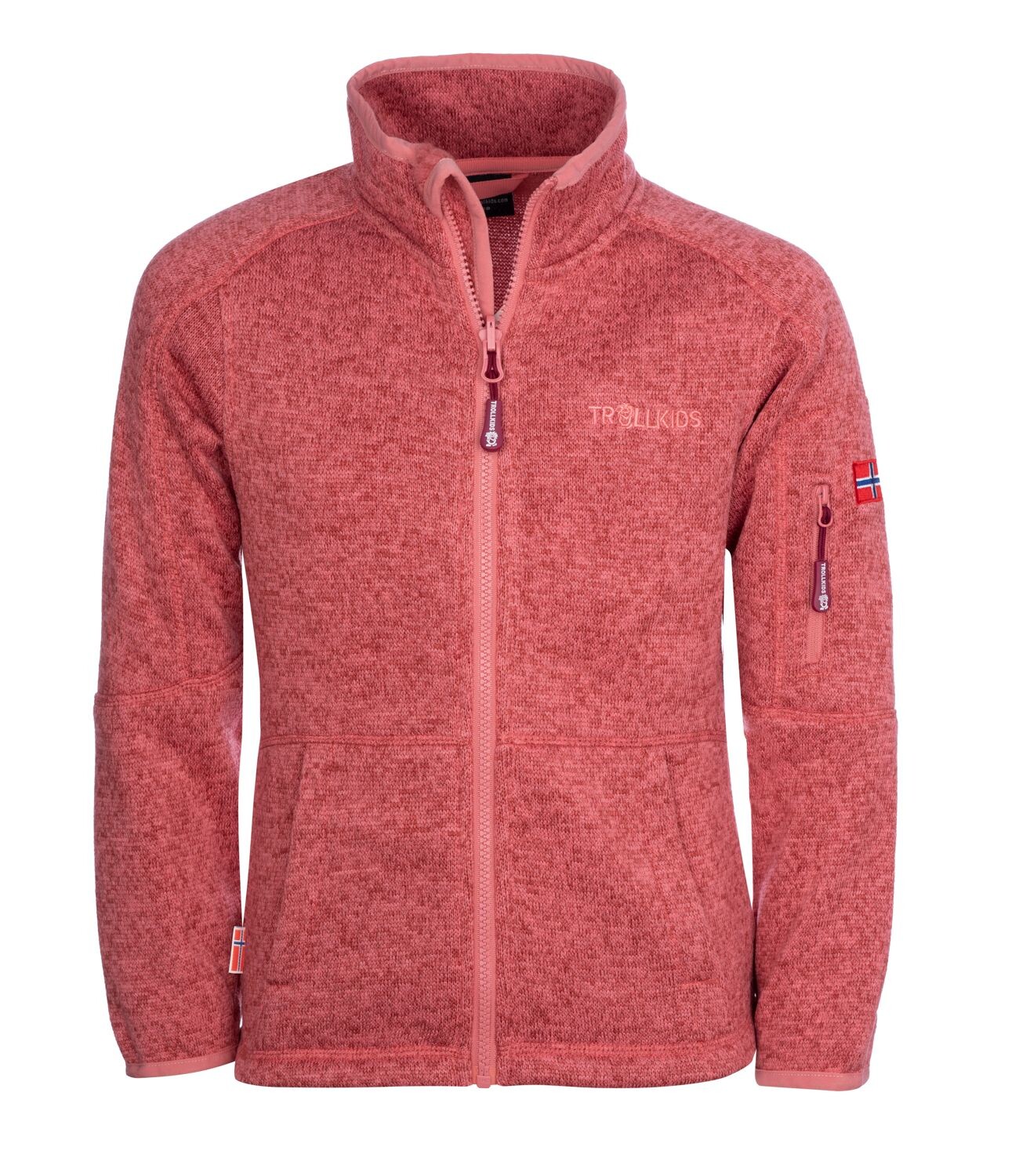 

Флисовая куртка Trollkids Fleece Jacke Jondalen, цвет Antik Rosa