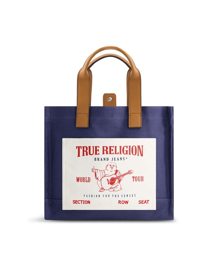 цена средняя карманная сумка-тоут True Religion, синий