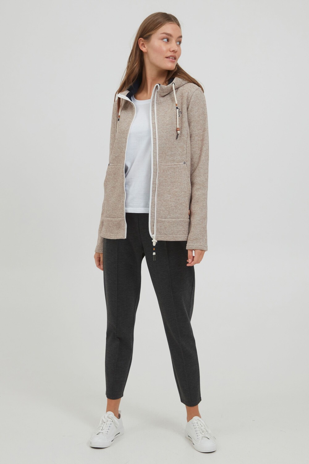 

Куртка Oxmo Kapuzensweatjacke, натуральный