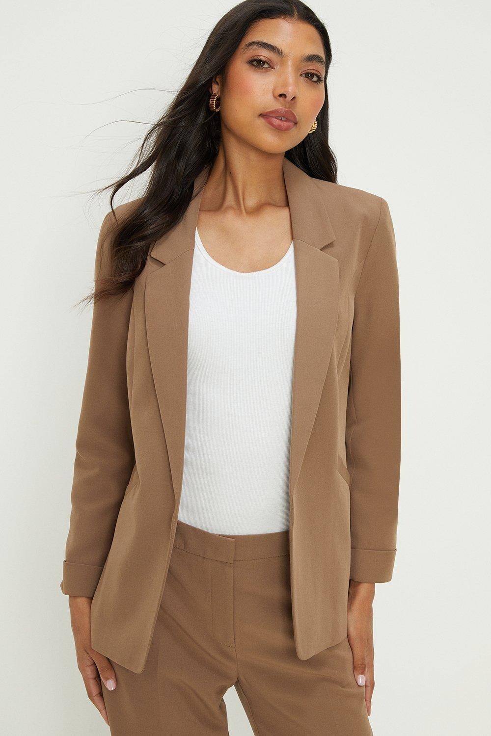 

Блейзер с манжетами на спине Dorothy Perkins, бежевый