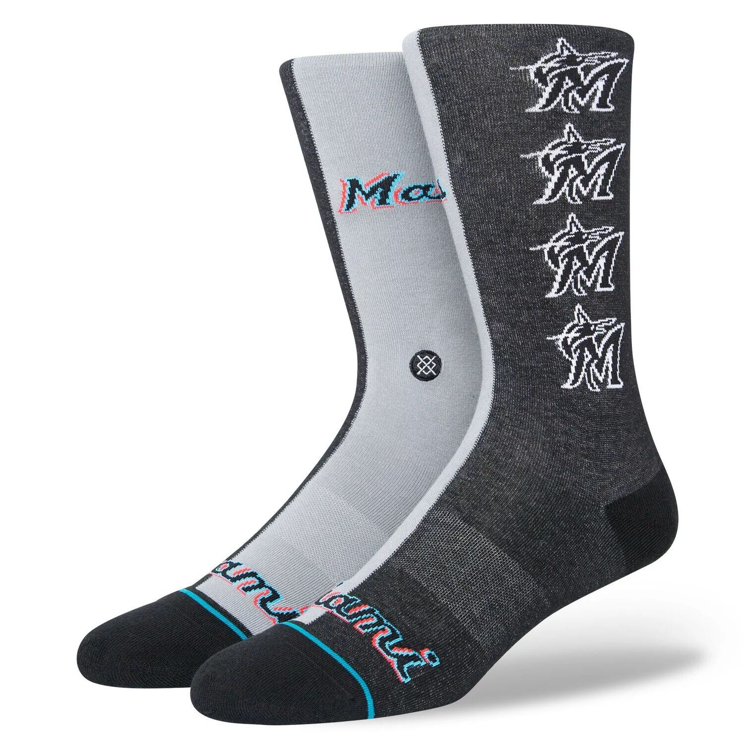 

Мужские носки Stance Miami Marlins с разрезом для экипажа
