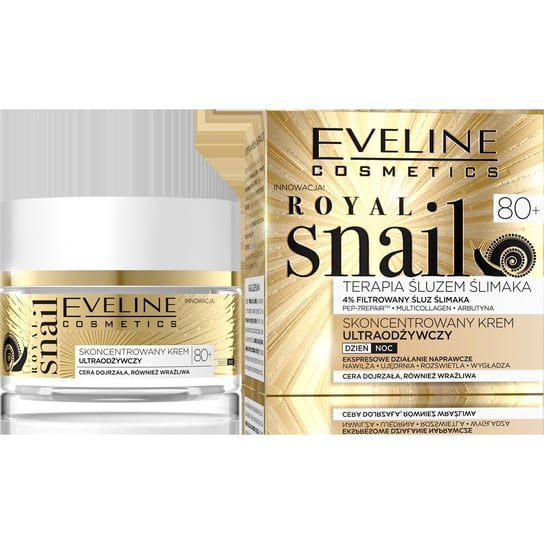 Дневной и ночной крем 80+ Eveline Cosmetics, Royal Snail