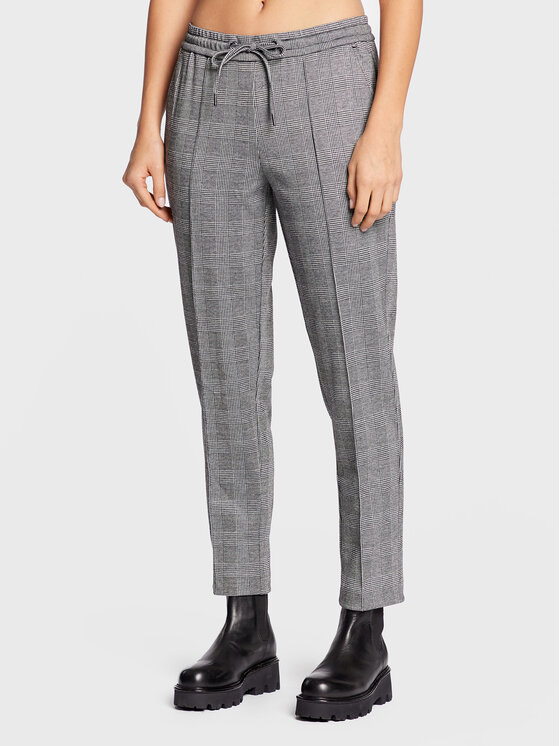 Тканевые брюки прямого кроя Olsen, серый