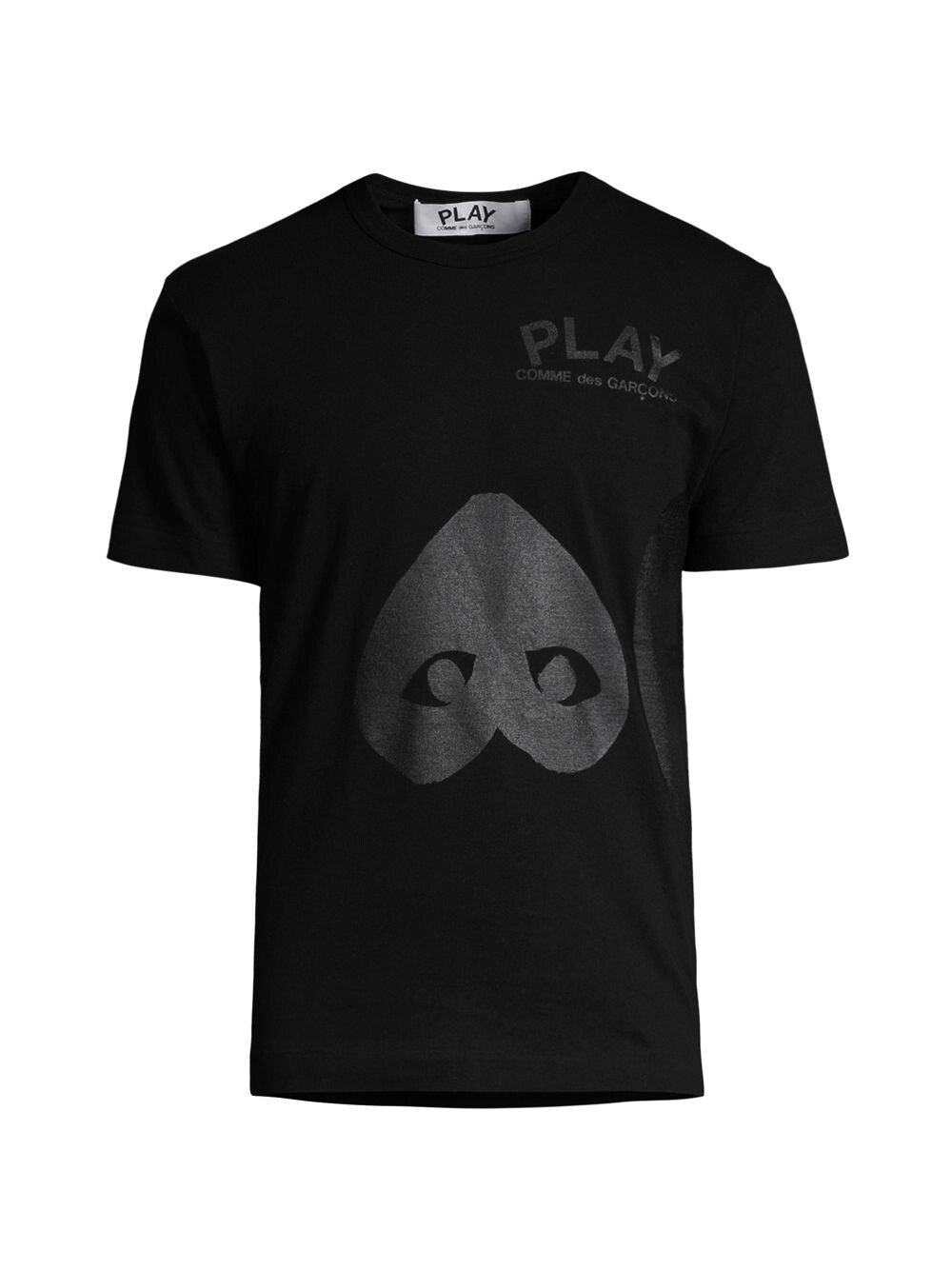 

Футболка с графическим принтом Two Hearts Comme des Garçons PLAY, черный