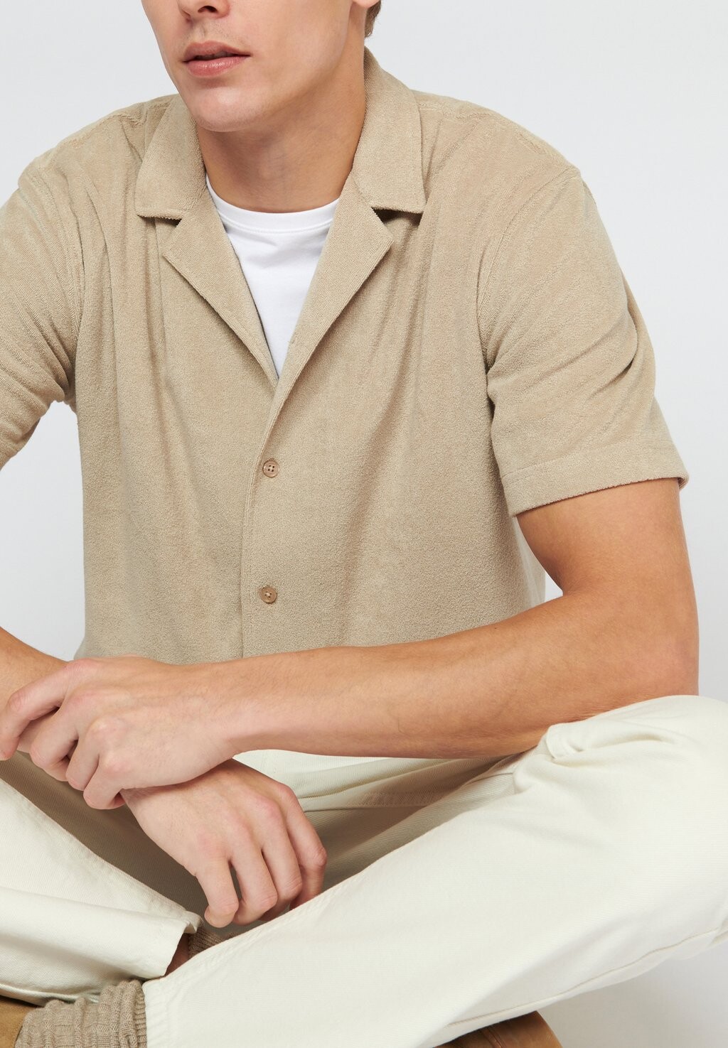 

Рубашка Matinique, серо-коричневая Materry Polo