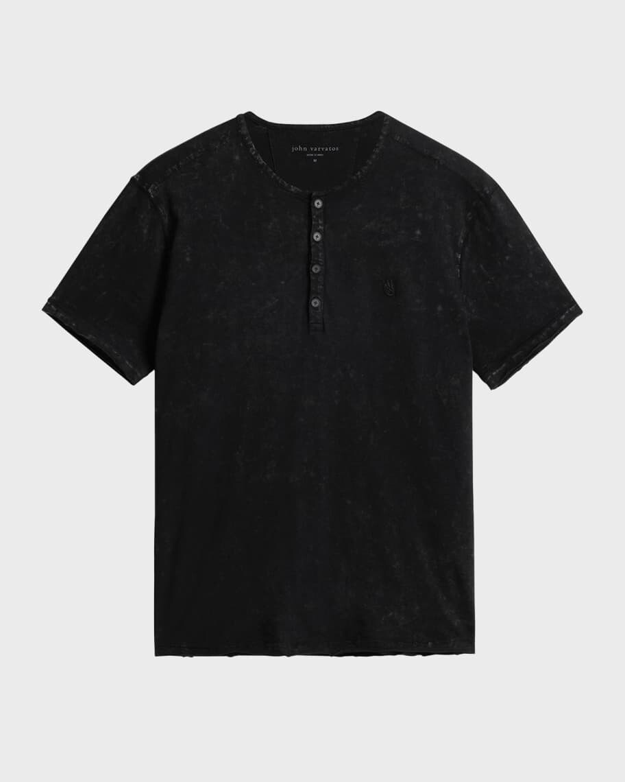 

Мужская рубашка Ethan Henley из хлопка John Varvatos