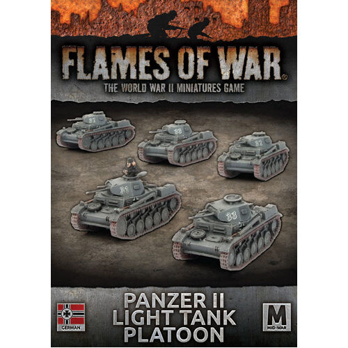 

Фигурки Flames Of War: Panzer Ii Light Tank Platoon