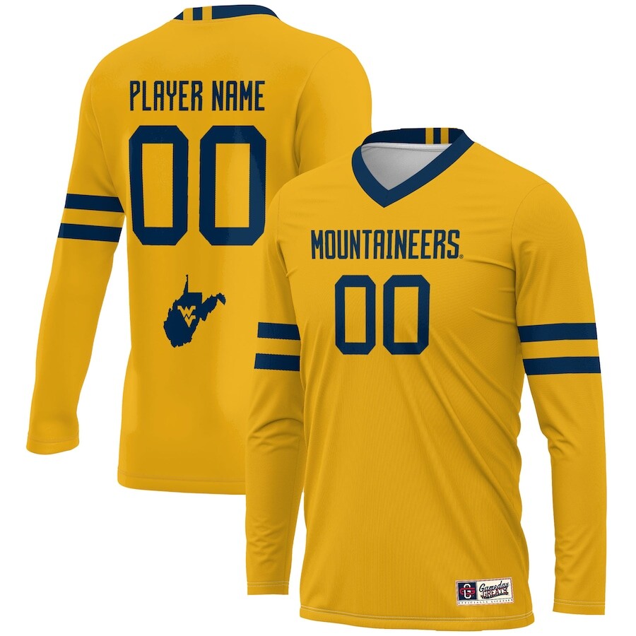 

Джерси ProSphere West Virginia Mountaineers, золотой
