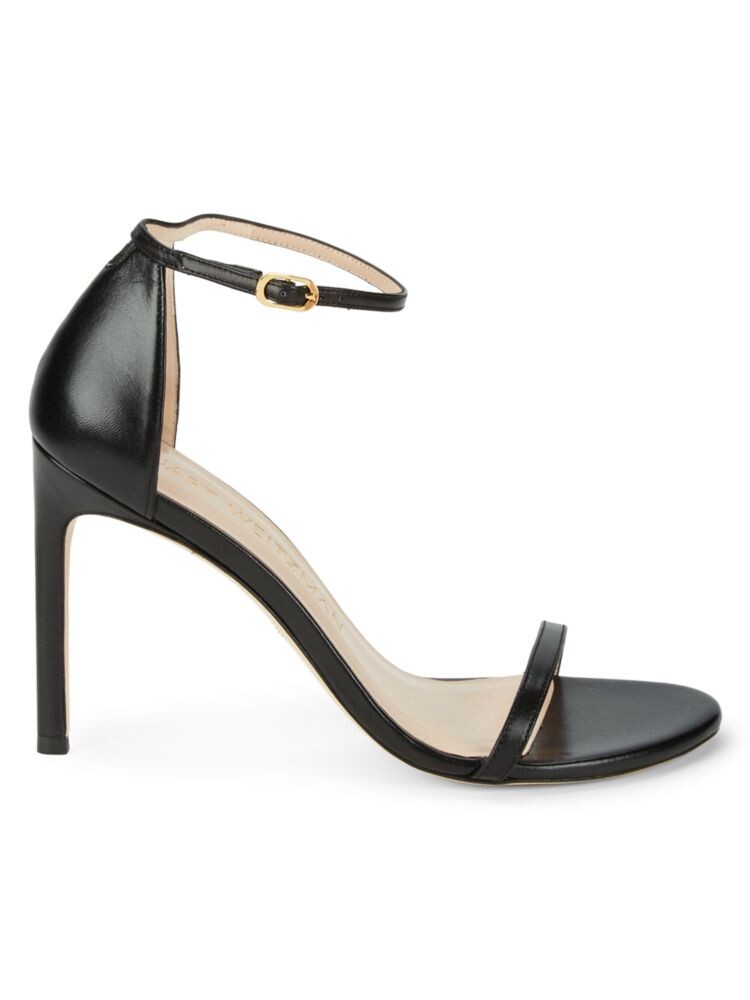 

Кожаные сандалии Song Stuart Weitzman, черный