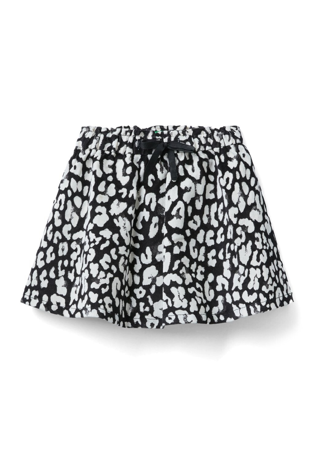

Юбка-колокольчик Animal Print United Colors of Benetton, черный