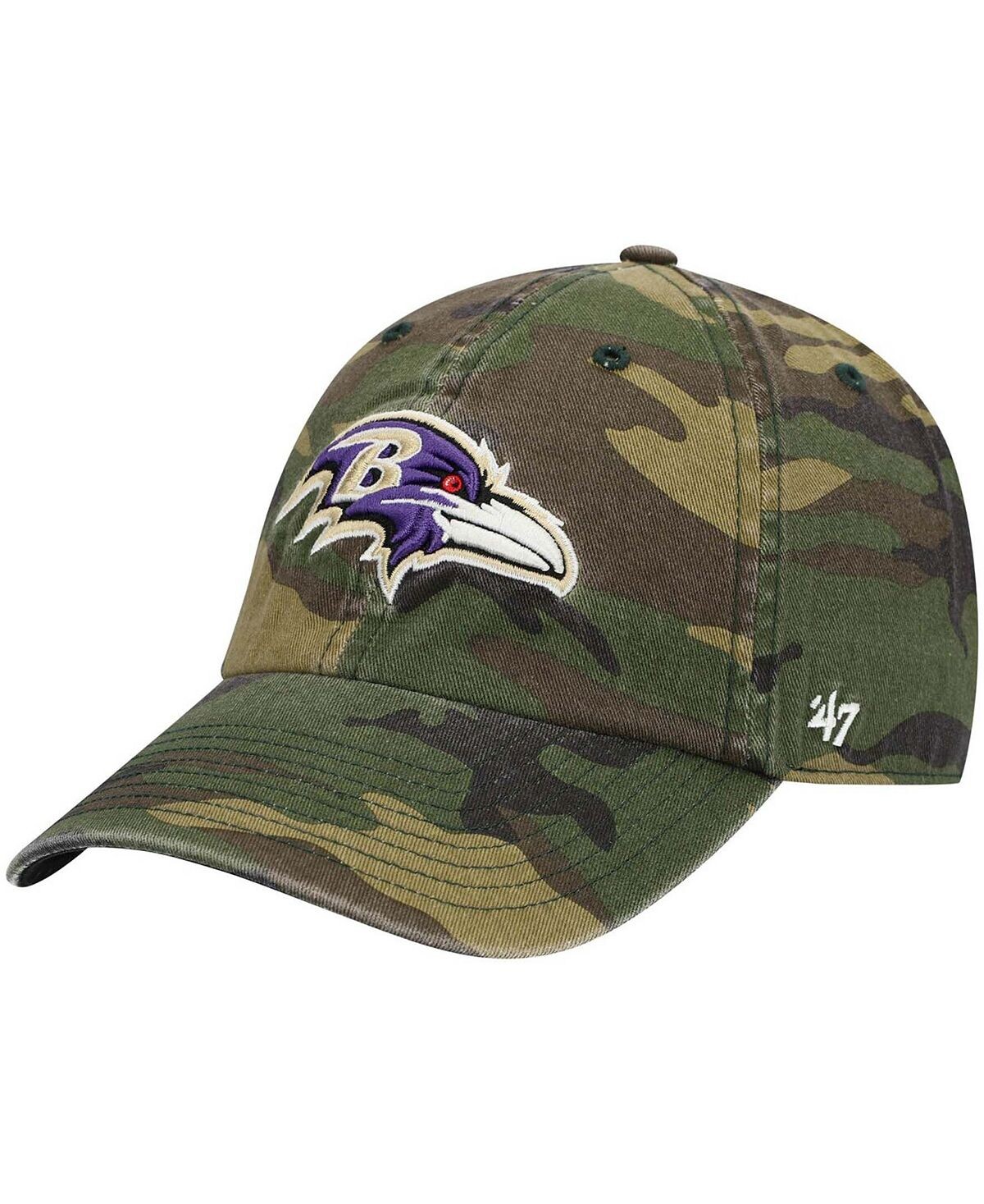 

Мужская камуфляжная регулируемая шапка Baltimore Ravens Woodland Clean Up '47 Brand