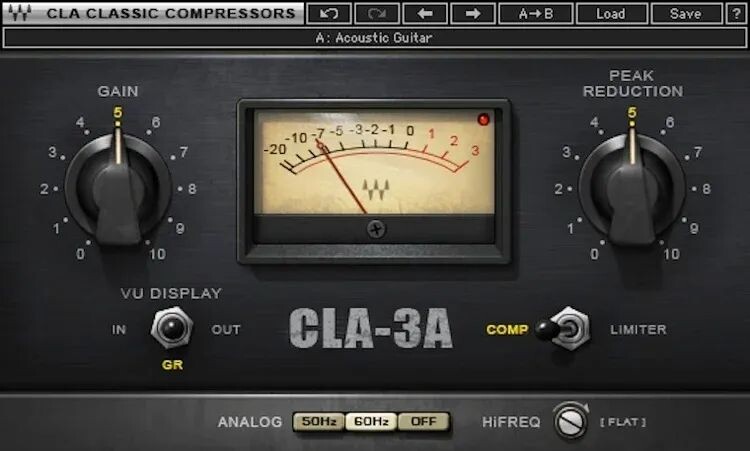 

Плагин компрессора/лимитера Waves CLA-3A