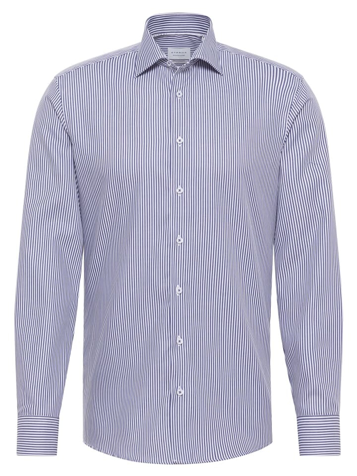 

Рубашка Eterna SLIM FIT, темно-синий