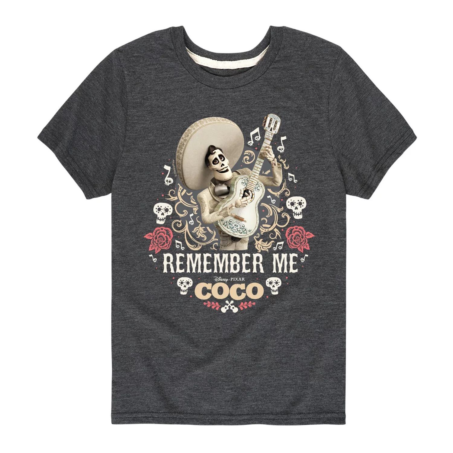 

Футболка с рисунком Ernesto для мальчиков Coco Disney/Pixar 8–20 лет «Помни меня» Licensed Character, серый