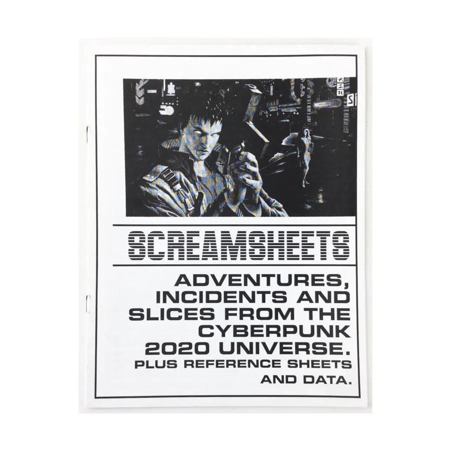

Модуль Screamsheets, Cyberpunk (R. Talsorian)