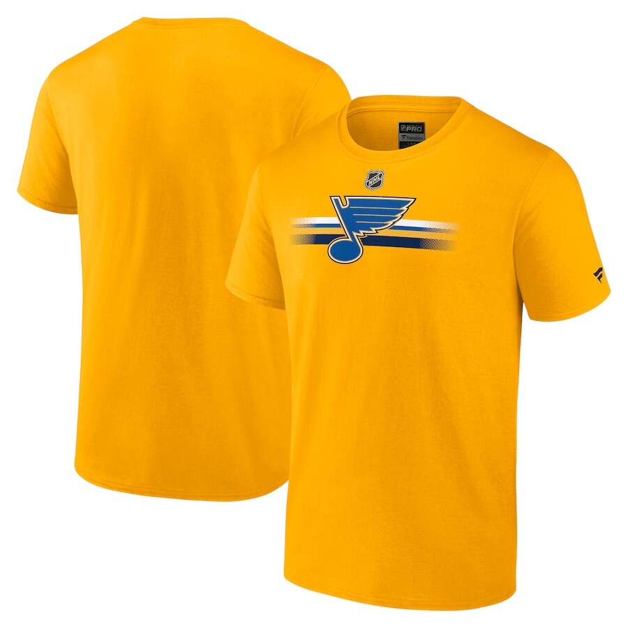 

Футболка с коротким рукавом Fanatics Branded St Louis Blues, золотой