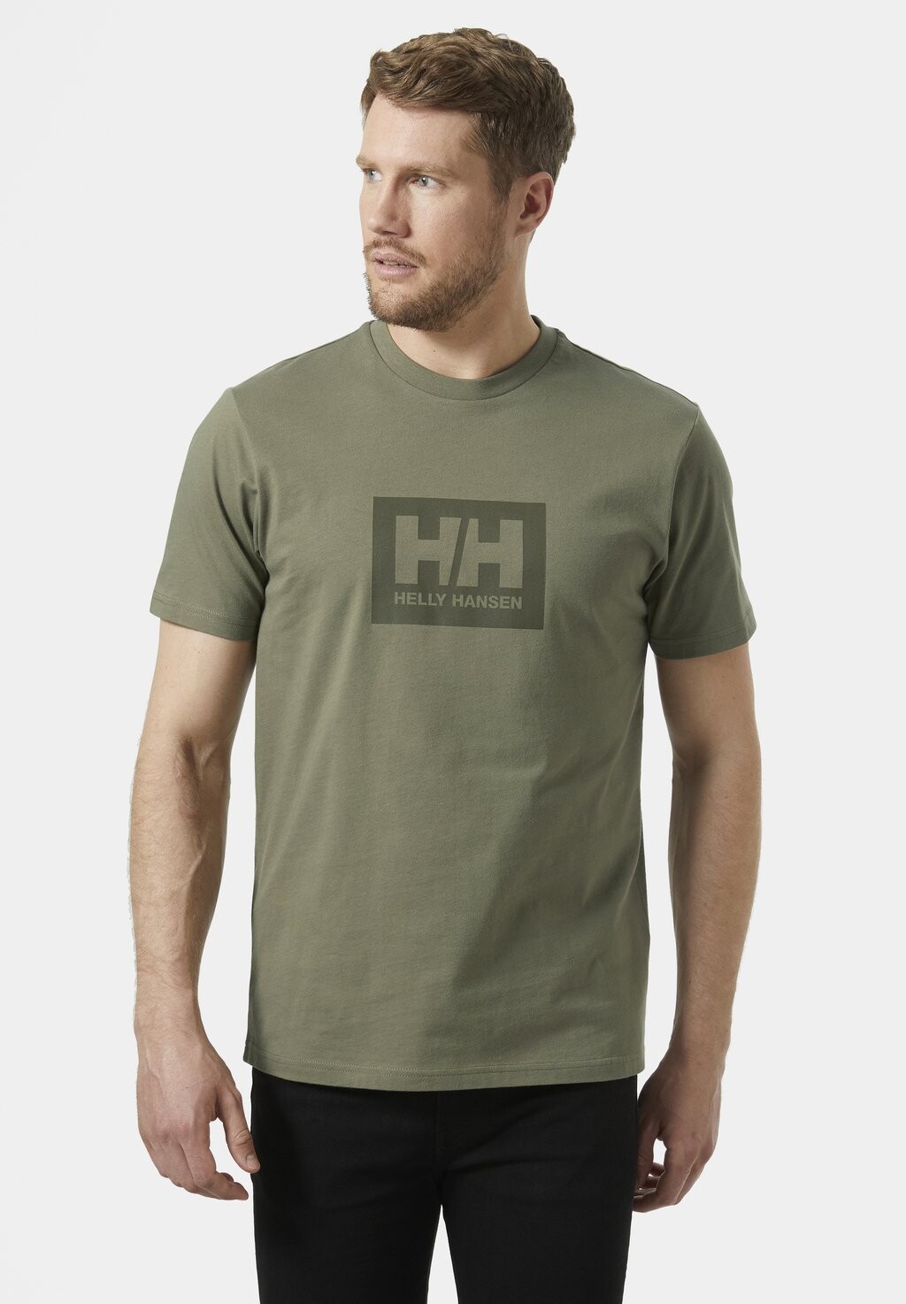 

Футболка с принтом Helly Hansen, зеленый