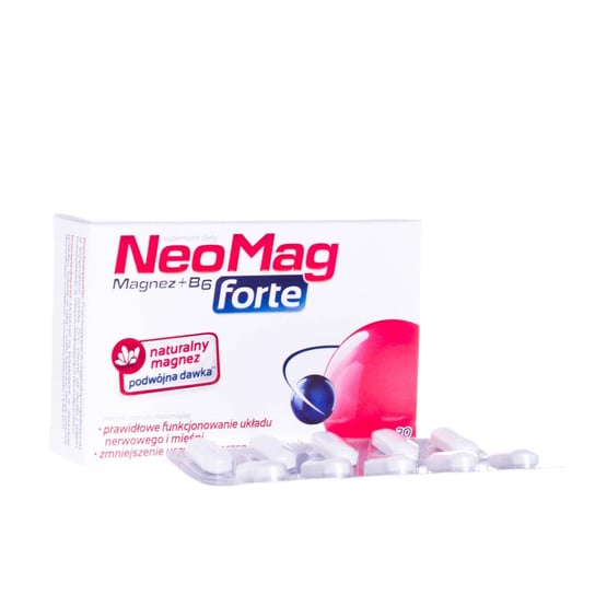 магний в6 антистресс 30 таблеток по 600 мг Aflofarm, Неомаг Форте Магний+В6, 30 таблеток