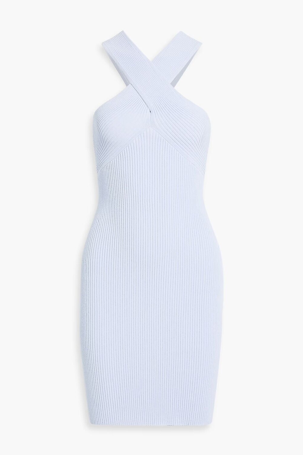 

Мини-платье ребристой вязки Autumn Cashmere, сирень