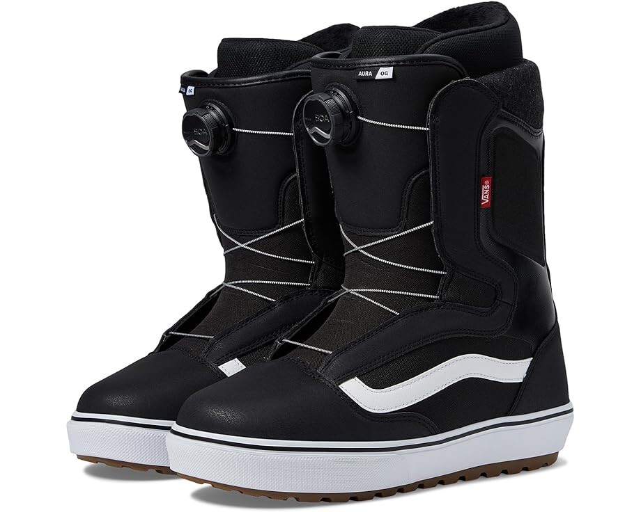 

Ботинки Vans Aura OG Snowboard Boots, черный/белый