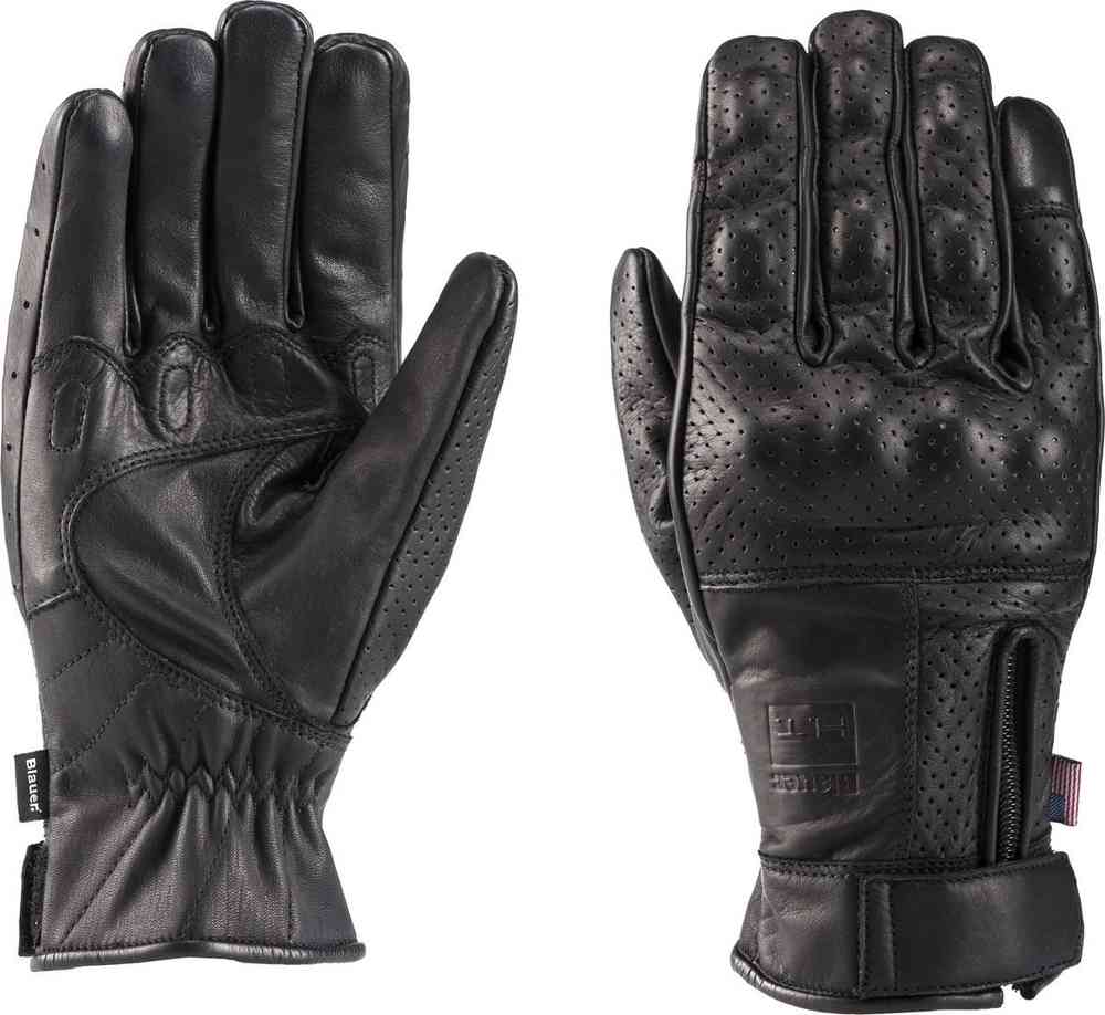 Комбинированные мотоциклетные перчатки Blauer, черный