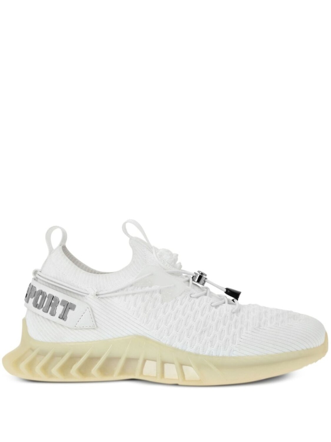 

Plein Sport трикотажные кроссовки Runner, белый