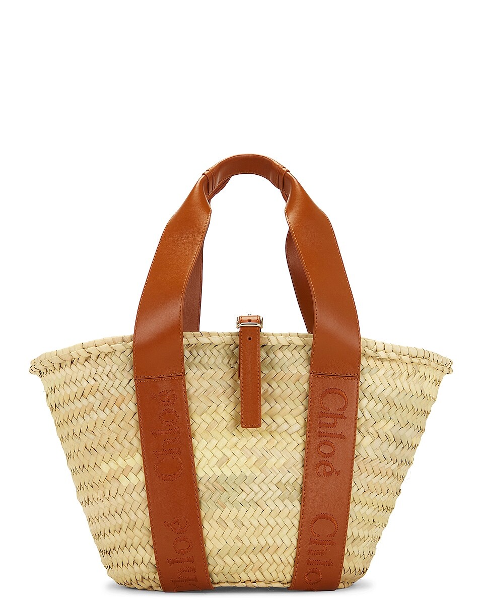 

Сумка-тоут Chloe Sense Basket, цвет Caramel