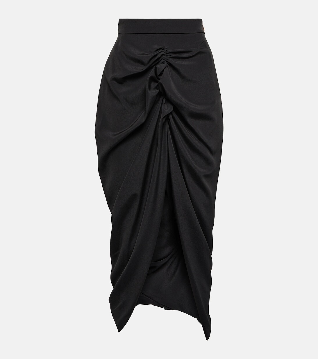 

Юбка миди со сборками Vivienne Westwood, черный