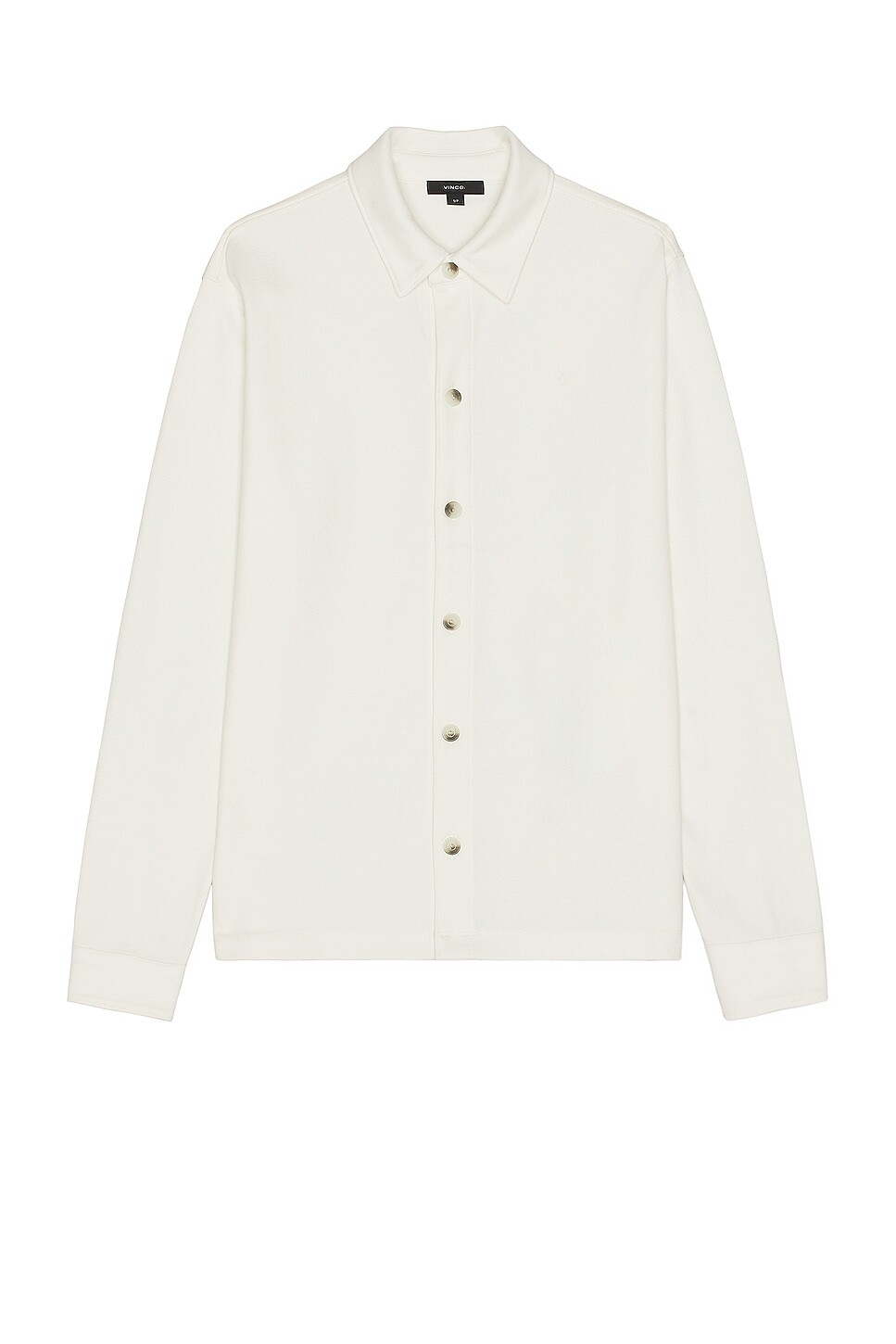 

Рубашка Vince Twill Knit Button Down, цвет Bone