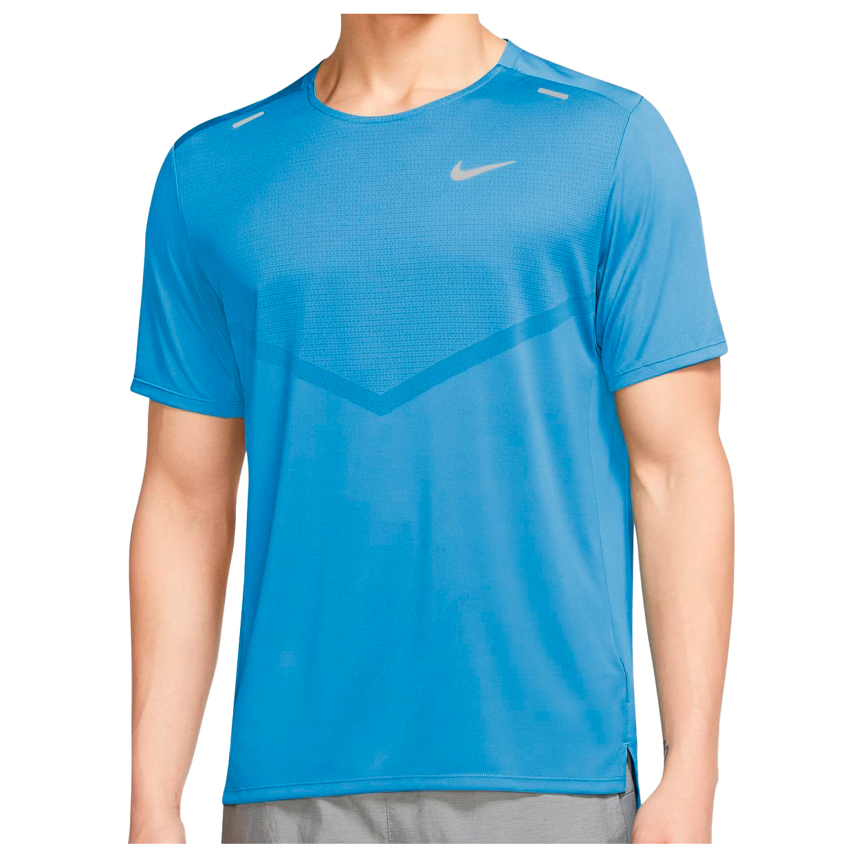 Функциональная рубашка Nike Rise 365 Dri FIT S/S, цвет University Blue/Reflective Silver