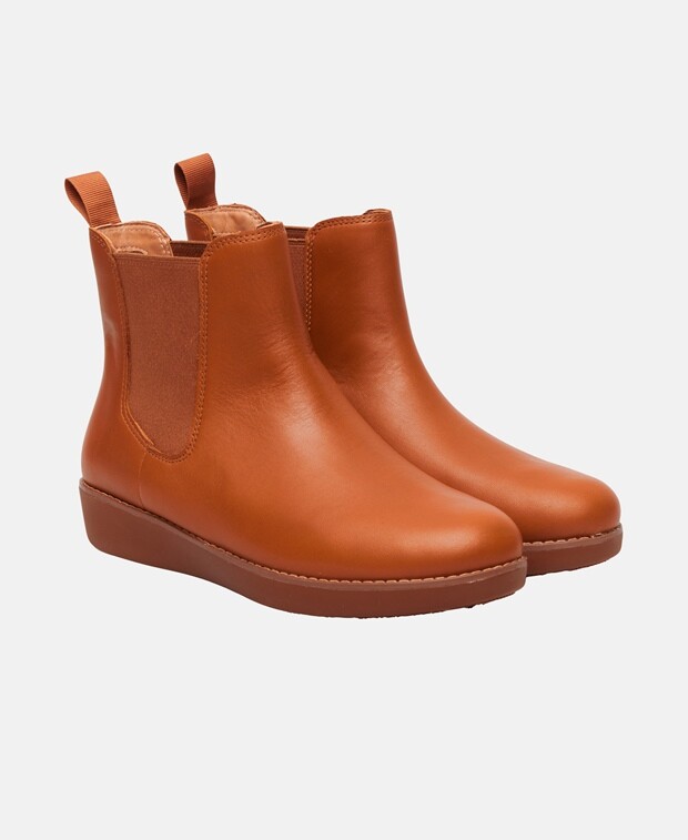 

Ботинки челси Fitflop, бронзовый